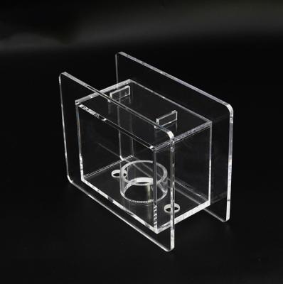 China Xinekda Deployment Customized Wholesale Clear Acrylic Cube Hookah Box Hookah Accessories for sale