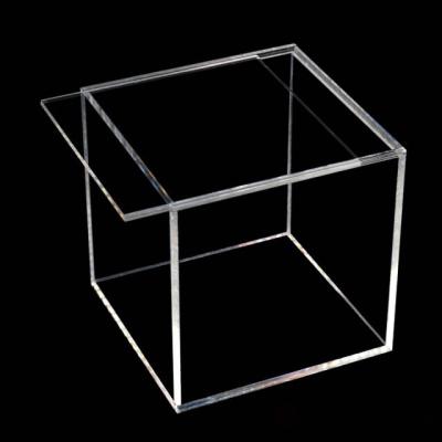 China Deploying Xinekda Chinese factory custom clear acrylic perspex slide box display case with slide cover for sale