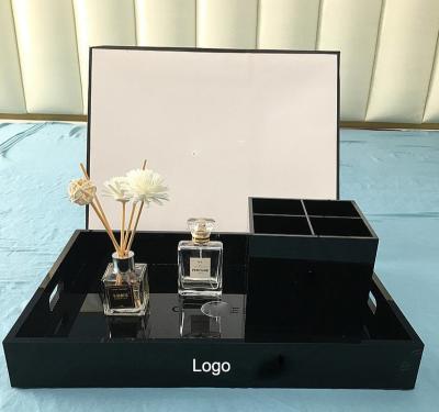 China Xinkeda Deployment Customized Acrylic Cosmetic Display Stand Shop Decoration Lipstick Makeup Display Racks For Cosmetics Counter for sale