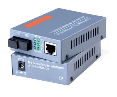 China FTTH FTTB FTTX Network Netlink HTB-GS-03 A/B 1000Mbps Single Port 3KM/20Km Sc SM Fast Ethernet Fiber Optic Media Converter for sale