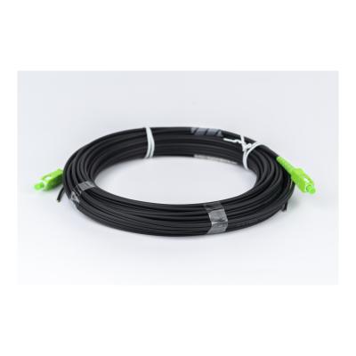 China Premium Quality FTTH Network FTTH FTTX Interface Black Cable SC/APC- SC/APC Connector Indoor Fiber Optic Patch Cord for sale