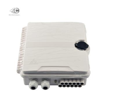 China Outdoor FTTH FTTH 12 Ports Termination Fiber Optic Box Fiber Optic Distribution Box for sale