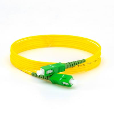 China Cost Effective SC APC To SC APC Fiber Optic Patch Cord Attach SC APC Optical SC APC Jumper Patch Cord for sale