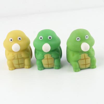 China Eco-friendly Anti Stress Cartoon Bubble Blow Decompression Squeeze Frog Jumping Toy Squishy Animal Soft Sensory Fidget Jumping Frog Toy for sale