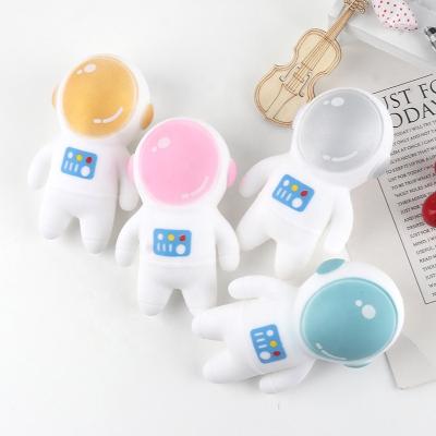 China Cheap Soft Custom Manufacturer Decompression 2022 Bestselling Custom Made Eco-friendly Astronaut TPR Soft Squishy Doll Professional Astronaut Squeeze Toy for sale