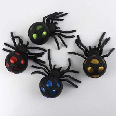 China Eco-Friendly Decompression Glitter Water Beads Stir Toys Anti-Stress Pressure Jelly Ball Toy Spider Out Squeeze Horrible for sale