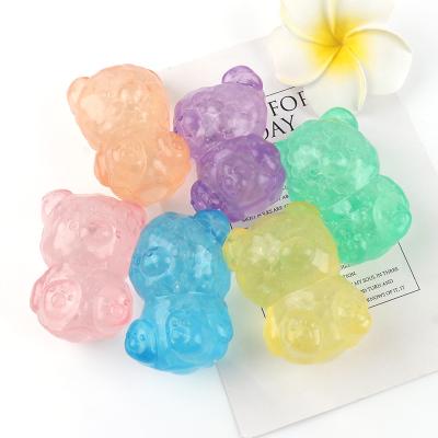 China Relieve Stress Anti-Anxiety Cute Squishy Bear Gel Beads Relaxiable Squeeze Ball Stress Pain Relief Worry-Filled Toys for sale