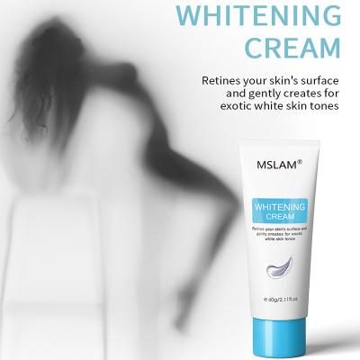 China Whitening Natural Bleaching Cream For Body Black Armpits Dry Skin Private Skin Parts Brighten Whiten Cream for sale