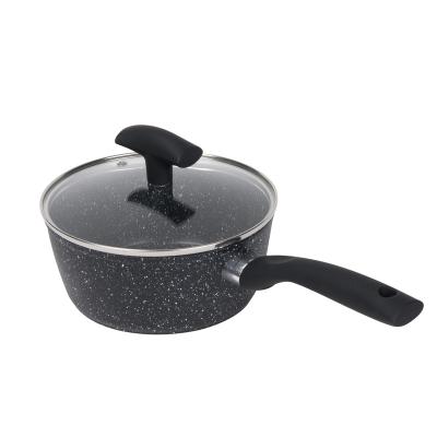 China China Supplier Sustainable Stick Non Frying Pan Stainless Steel Saucepan Fry Pan With Induction Base for sale