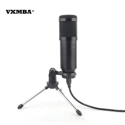 China Condenser microphone + sound card set BM800 USB gaming microphone studio recording condenser MIC external recording microphones for sale