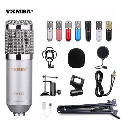 China Professional Cantilever High Quality USB Gaming Microphone Bm-800 Bracket Studio USB Microphone For Desktop Laptop for sale