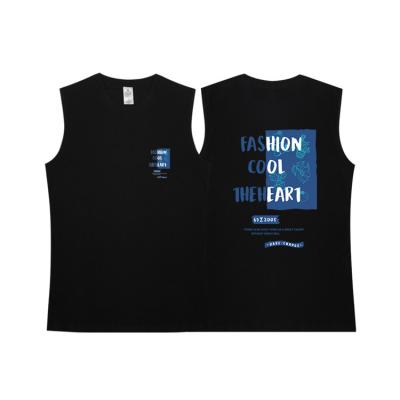 China Wholesale Custom Cotton Gym Sports Anti-pilling Fitness Invest Mens Sleeveless T-Shirts for sale