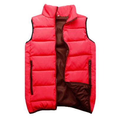 China Wholesale Top Quality Logo Custom Warmer Reversible Padded Full Quilted Jacket Zipper Up Sleeveless Stripper Vests for sale