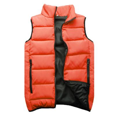 China OEM Reversible Winter Down Vest Jacket Water Proof Padded Warm Filling Light Weight Sleeveless Stripper Body Warmer Quilted Puffy Vest Jacket for sale