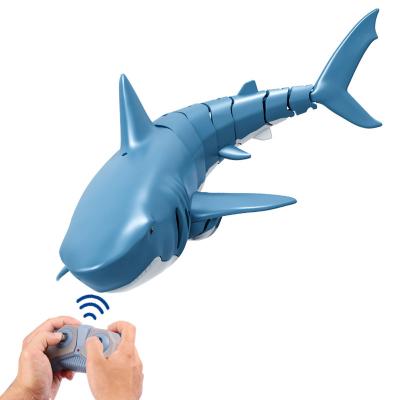 China Other New Simulation 2.4G Swimming Fish In Water Playing RC Shark Animal Remote Control Kids Toy for sale