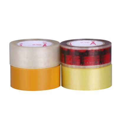 China New Arrival Waterproof Gold And Yellowish Adhesive BOPP Packing Tapes Transparent Printed Durable for sale