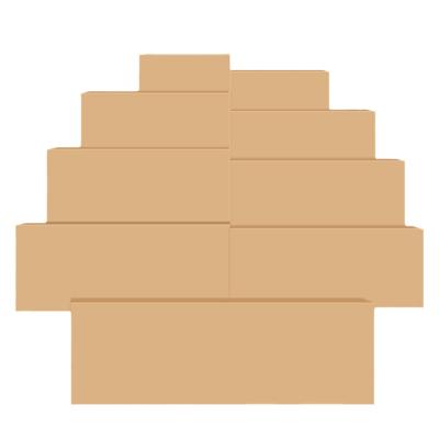 China Recyclable reasonable price for sale can accept custom half-size corrugated environmental friendly cardboard for sale