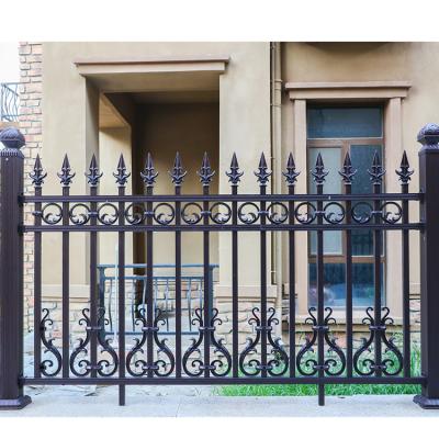 China Easily Assembled Galvanized Steel Fence Panels Fencing Anticrime Aluminum Garden 1200cm For Long Wall for sale