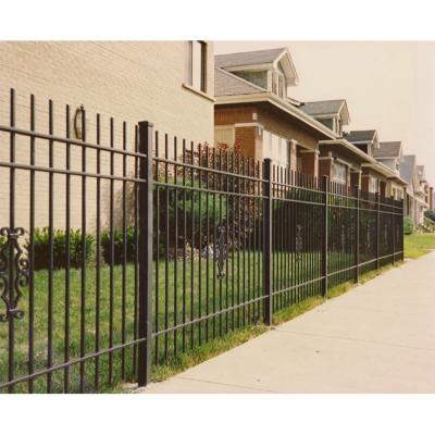 China Easily Assembled Cast Steel Barrier Ornaments Aluminum Rolling Gate Cast Iron Gate for sale