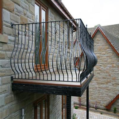 China Contemporary Wonderful Wrought Deck Weight Iron Railing for sale