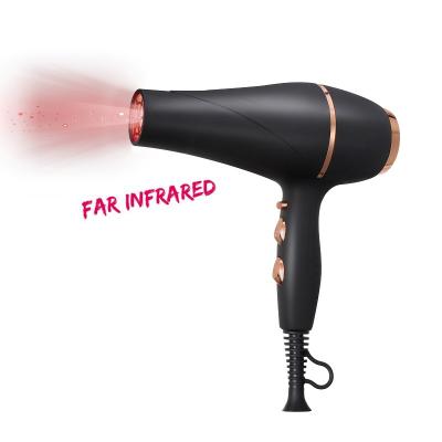 China Professional Barber Tools Secador De Pelo Buy Far Infrared Ionic 2200W AC Motor Professional Hair Dryer For Salon for sale