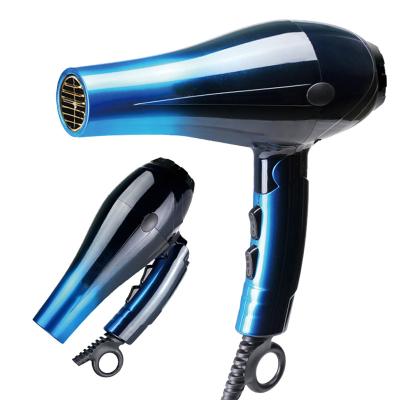 China Powerful Professional Light Manufacturing Logo Styler Home Hair Dryer Custom Ionic Foldable Salon for sale