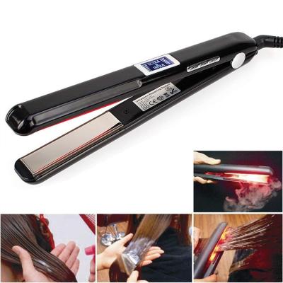 China 2020 Ultrasonic Infrared Hair Care Hair Care Professional Cold Flat Iron Ultrasonic Infrared Ultrasonic Straightener Hair Care Iron for sale