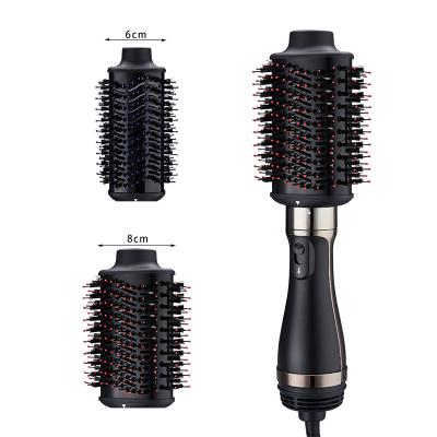 China Factory Price Ionic Manufacturer Supply Amazon Round Turning Volumizer Styler Air One Stage Hair Brush Hot Blow Dryer for sale