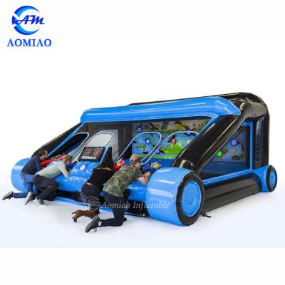 China 2021 PVC Interactive Game Shooting Gallery Inflatable Games With IPS For Sale for sale