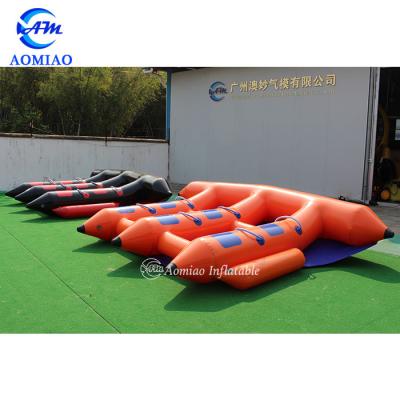 China 3 Tube Flying Towables / Inflatable Flying Fish Banana Boat For Water Sports Can Be Customized for sale