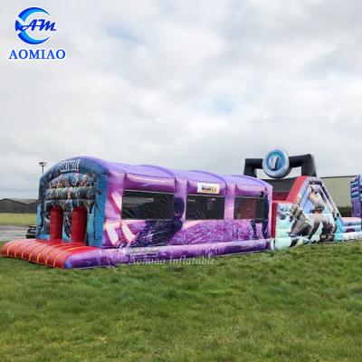 China PVC Cartoon Obstacle Course Inflatables Commercial Obstacle For Sale for sale