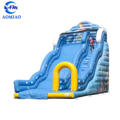 China New Design Popular Huge Inflatable Water Proof Fire Proof Slide Inflatable Stair Slide Jumping Toys For Kids And Adults for sale