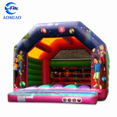 China Custom PVC Inflatable Bounce House Bouncer Colorful Printing Jumping Castle for sale