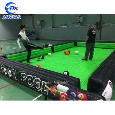 China Funny Inflatable PVC Game Football Snooker Ball Field Billiard Ball Table for sale