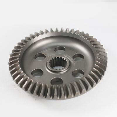 China Factory Machine Tools Hard Professional Two Stage Straight Passive Bevel Gear For Electric Motor for sale