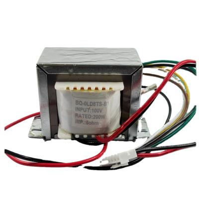 China Long Life 100v 200w EI76 Audio Transformer Customized Audio Matching Transformer for sale