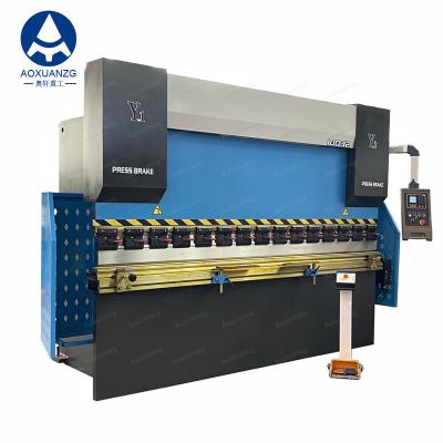 China 4mm de aço carbono hidráulico NC Press Brake 3200mm Press Bending Machine 100T com E21 à venda