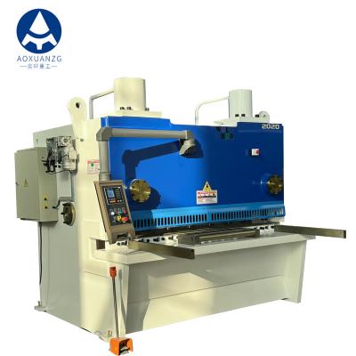 China 20mm CNC Hydraulic Guillotine Shearing Machine Guillotine Metal Cutting Shear QC11K-20X2000 for sale