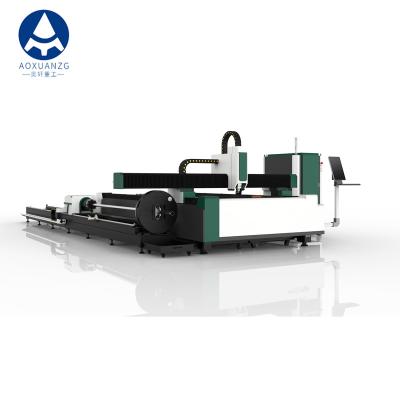 China CNC Laser Cutting Machine Metal 3015 6KW Router Tube & Plate Laser Cutting Machine for sale