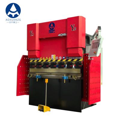 China Hydraulic CNC Press Brake 40T1600 3mm Carbon Steel Stainless Steel Bending CNC Hydraulic Bending TP10S Controller for sale