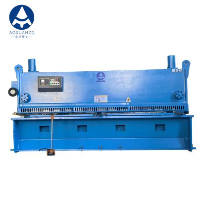 China Hydraulic Guillotine Shear NC CNC Hydraulic Cutting Machine 6mm Precision Cutting for sale