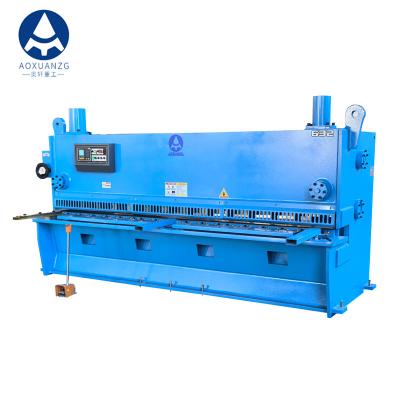 China CNC Hydraulic Shearing Machine Hydraulic Guillotine Shear E21S Controller 4mm for sale