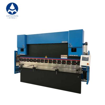 China 4000mm 2000KN Hydraulic Press Brakes CNC Manual Sheet Bending Machine TP10S for sale