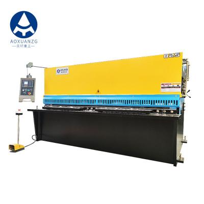 China E21s Hydraulic Swing Shearing Machine , Carbon Steel Cutting Machine QC12K-8*2500mm CNC for sale