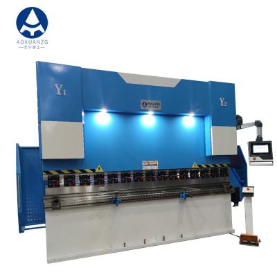 China WE67K-110T/4000 110T 4000mm Hydraulic CNC Press Brake，DA53T CNC Bending Machinery for sale