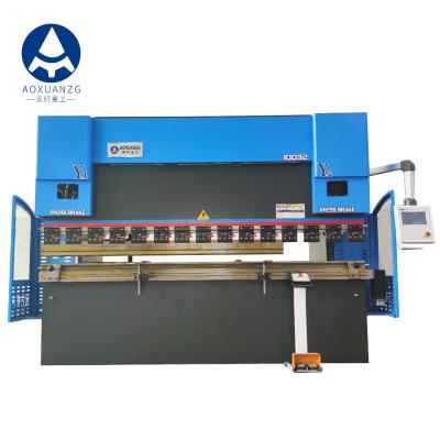 China 100T Hydraulic Press Brakes 3200mm Servo Press Fold Metal Plate for sale