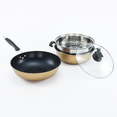 China Non stick kitchenware set multifunctional stainless steel pots and pans set for sale