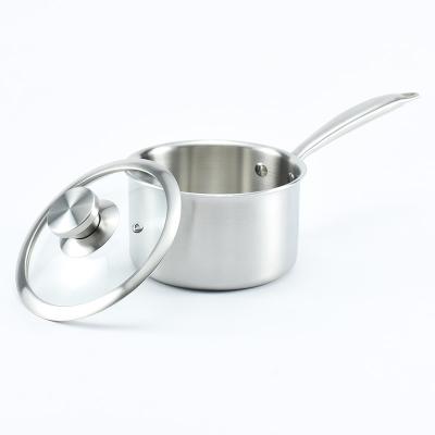 China Sustainable Kitchen Use Stock And Soup Pot Stainless Steel Soup Cooking Pot for sale