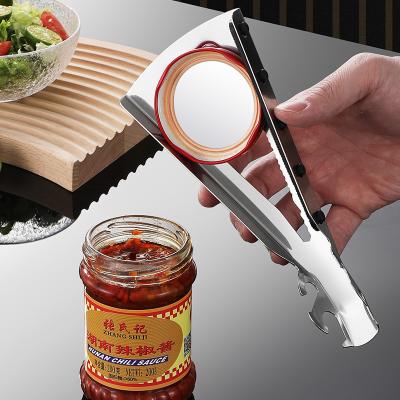 China Viable Hot Sale Amazon Jar and Bottle Opener Stainless Steel Can Opener Beer Opener Kitchen Tool for sale