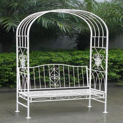 China Eco - Friendly Classic Design Wrought Iron Chair Garden Sofa For Outdoor Patio Garden for sale